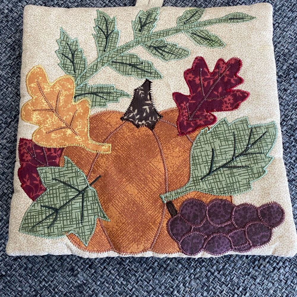 2 New Fall Pot Holders